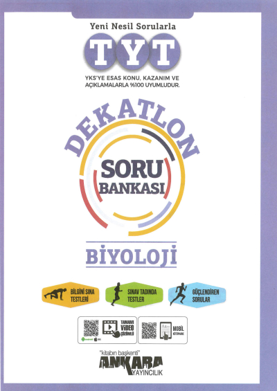 TYT BİYOLOJİ DEKATLON SORU BANKASI ANKA Fotokopi