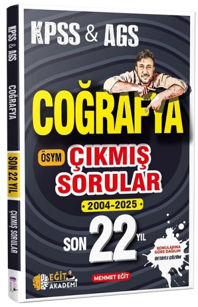 2026 KPSS Coğrafya Son 22 Yıl Çıkmış Sorular Mehmet Eğit Eğit Akademi ANKA Fotokopi