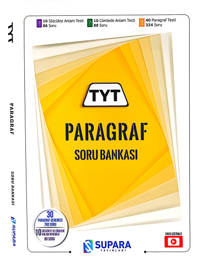 TYT Paragraf Soru Bankası ANKA Fotokopi