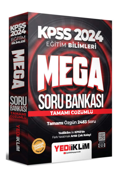 2024 KPSS Eğitim Bilimleri Mega Tamamı Çözümlü Soru Bankası ANKA Fotokopi