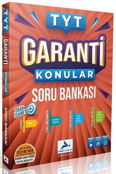 TYT Garanti Konular Soru Bankası Paraf Yayınları ANKA Fotokopi