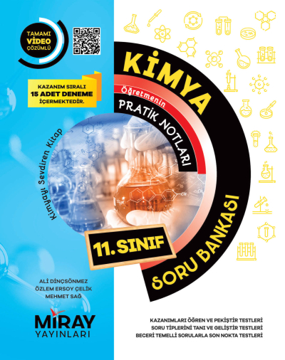 11.Sınıf Kimya Konu Özetli Soru Bankası (Tamamı Video Çözümlü) Miray Yayınları
