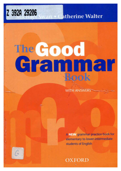 The Good Grammar Book with answers
