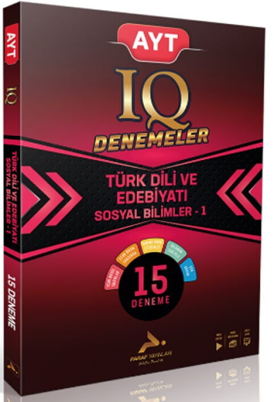 AYT IQ Türk Dili ve Edebiyatı Sosyal Bilimler -1 15 Branş Deneme PRF Paraf Yayınları ANKA Fotokopi