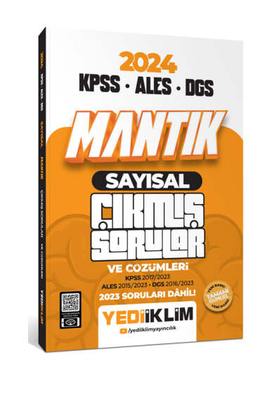 2024 KPSS ALES DGS Sayısal Mantık Tamamı Çözümlü Çıkmış Sorular (2015-2023) ANKA Fotokopi