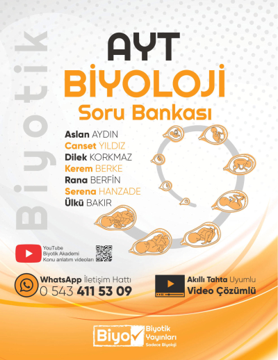 AYT Biyoloji Soru Bankası Biyotik Yayınları ANKA Fotokopi