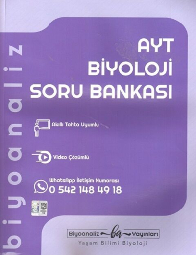 AYT Biyoloji Soru Bankası Biyoanaliz Yayınları ANKA Fotokopi