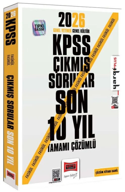 2026 KPSS GK-GY Tüm Dersler Tamamı Çözümlü Son 10 Yıl Çıkmış Sorular Yargı Yayınevi ANKA Fotokopi