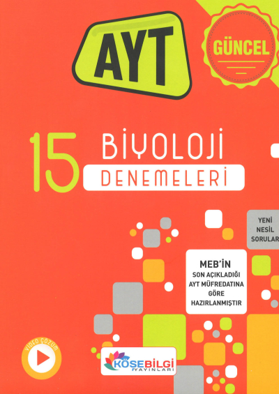 AYT 15 Biyoloji Denemeleri