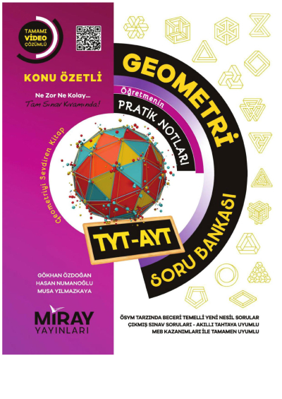 TYT AYT Geometri Soru Bankası Miray Yayınları ANKA Fotokopi