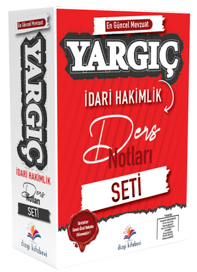 Dizgi Kitap İdari Hakimlik YARGIÇ Ders Notları Seti Dizgi Kitap ANKA Fotokopi