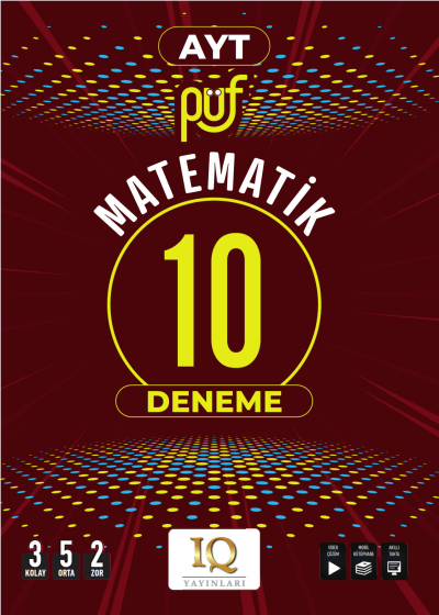 AYT Matematik Püf 10 Branş Denemesi IQ Yayınları ANKA Fotokopi