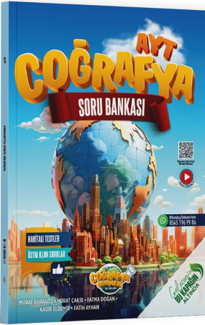 AYT Coğrafya Soru Bankası Coğrafya Gurmesi Yayınları ANKA Fotokopi