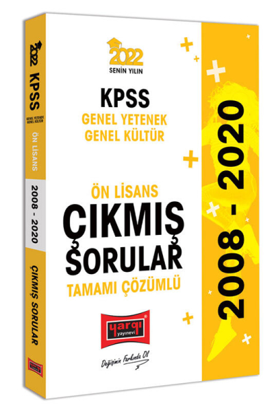 KPSS GY GK Ön Lisans Tamamı Çözümlü Çıkmış Sorular 2008-2020