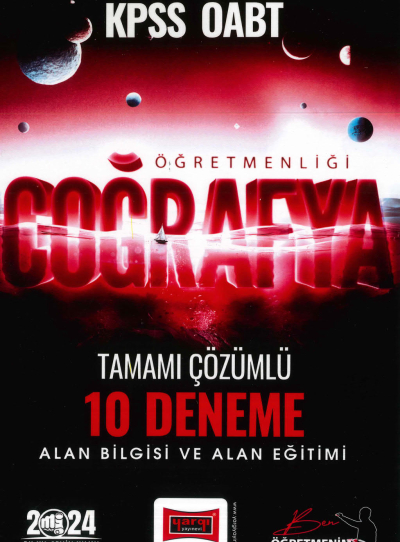 COĞRAFYA ÖĞRETMENLİĞİ TAMAMI ÇÖZÜMLÜ 10 DENEME ALAN BİLGİSİ-ALAN EĞİTİMİ ANKA Fotokopi