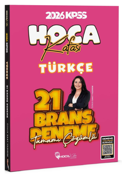 2026 KPSS Türkçe 21 Deneme Çözümlü Hoca Kafası Yayınları ANKA Fotokopi