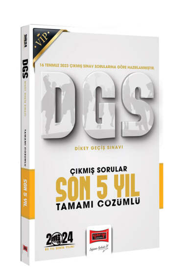 2024 DGS Çıkmış Sorular Tamamı Çözümlü Son 5 Yıl (16 Temmuz 2023 Sınavı Dahil) ANKA Fotokopi