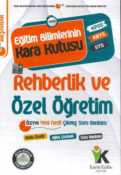 REHBERLİK VE ÖZEL ÖĞRETİM KONU ÖZETLİ DİJİTAL ÇÖZ. SORU BANKASI