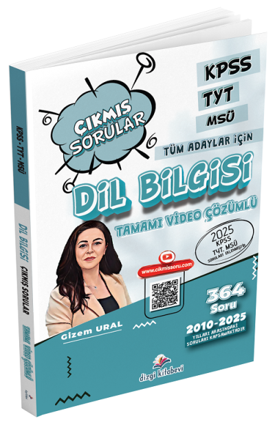 2026 KPSS TYT MSÜ Dil Bilgisi Çıkmış Sorular Son 16 Yıl Çözümlü Gizem Ural Dizgi Kitap ANKA Fotokopi
