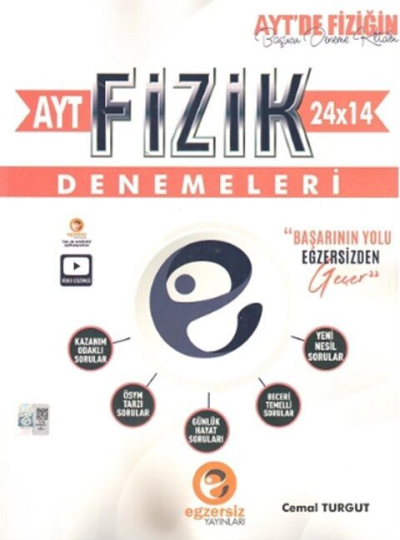 AYT Fizik 24 x 14 Denemeleri Egzersiz Yayınları ANKA Fotokopi