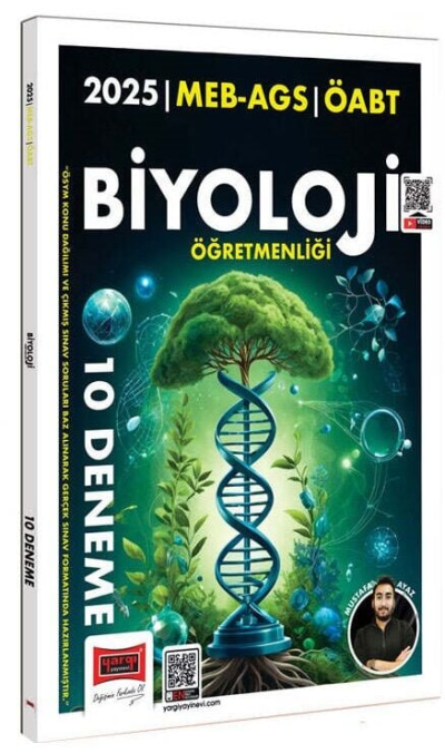 2025 MEB AGS ÖABT Biyoloji Öğretmenliği 10 Deneme Yargı Yayınları