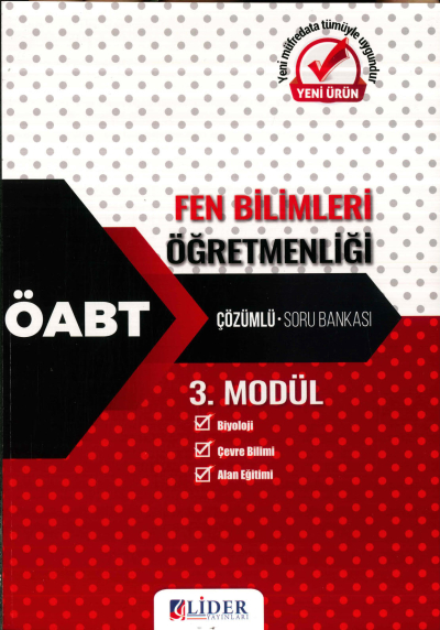 FEN BİLİMLERİ ÖĞRETMENLİĞİ ÇÖZÜMLÜ SORU BANKASI (BİYOLOJİ-ÇEVRE BİLİMİ-ALAN EĞİTİMİ) 3. MODÜL ANKA Fotokopi