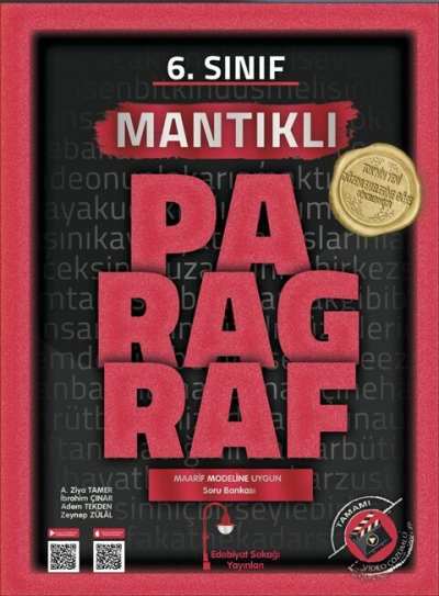 6. Sınıf Paragraf Mantıklı Soru Bankası Edebiyat Sokağı ANKA Fotokopi