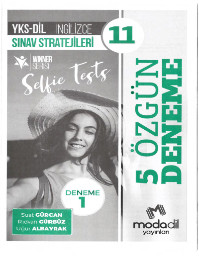 5 ÖZGÜN DENEME YKS-DİL SINAV STRATEJİLERİ 11 WINNER SERİSİ ANKA Fotokopi