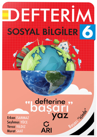 6. Sınıf Sosyalimo Sosyal Bilgiler Defterim Arı Yayıncılık ANKA Fotokopi