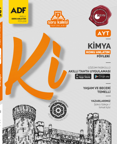 AYT Kimya Konu Anlatım Föyleri Soru Kalesi Yayınları ANKA Fotokopi