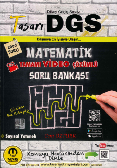 DGS MATEMATİK TAMAMI ÇÖZÜMLÜ SORU BANKASI 2290 SORU ANKA Fotokopi