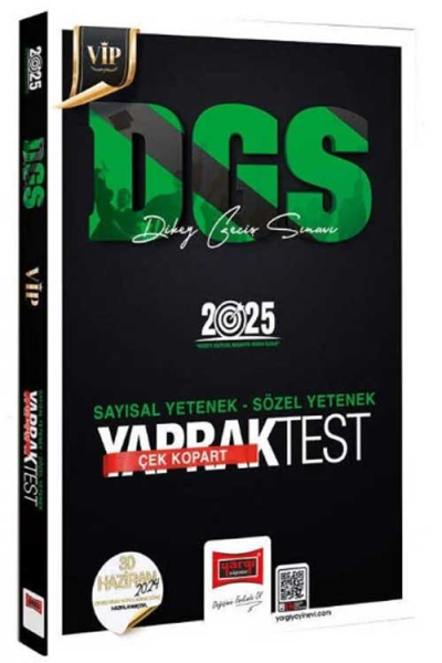2025 DGS VİP Sayısal-Sözel Yetenek Çek Kopart Yaprak Test Yargı Yayınevi