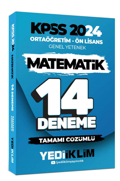 Ortaöğretim Ön Lisans Genel Yetenek Matematik 14 Deneme Tamamı Çözümlü ANKA Fotokopi