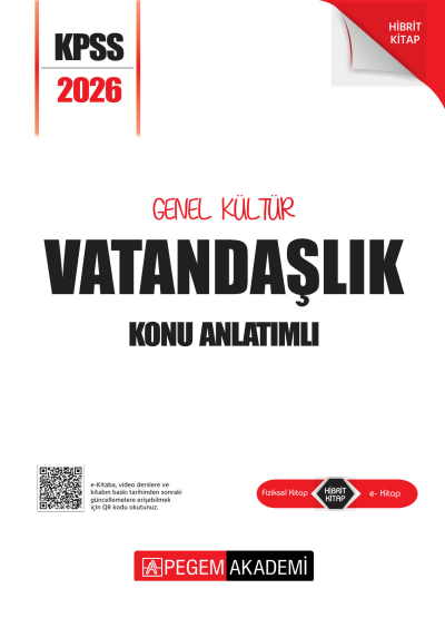 VATANDAŞLIK 2026 KPSS Genel Yetenek Genel Kültür Lisans Konu Anlatımlı Modüler Set Pegem Yayınları ANKA Fotokopi