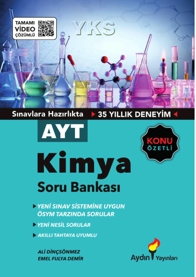 AYT Kimya Konu Özetli Soru Bankası Tamamı Video Çözümlü Aydın Yayınları ANKA Fotokopi