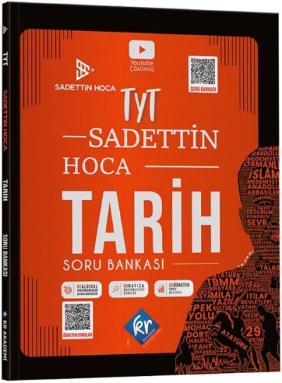 Sadettin Hoca TYT Tarih Soru Bankası KR Akademi ANKA Fotokopi