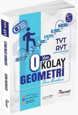 Alternatif Yayınları TYT-AYT 0'dan Kolay Geometri Soru Bankası ANKA Fotokopi