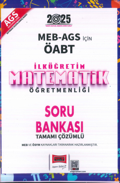 2025 MEB AGS ÖABT İlköğretim Matematik Öğretmenliği Tamamı Çözümlü Soru Bankası Yargı Yayınları ANKA Fotokopi