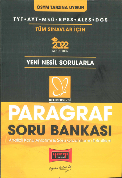PARAGRAF YENİ NESİL SORU BANKASI