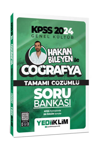 2024 KPSS Hakan Bileyen ile Coğrafya Tamamı Çözümlü Soru Bankası