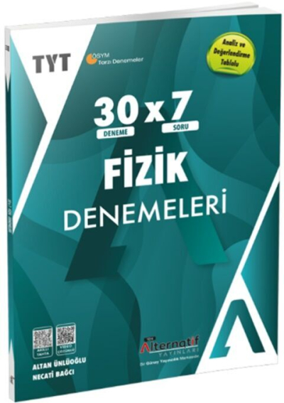 TYT Fizik 30x7 Branş Denemeleri Alternatif Yayıncılık ANKA Fotokopi