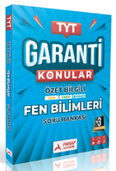TYT Fen Bilimler Garanti Konular Soru Bankası Paraf Yayınları ANKA Fotokopi