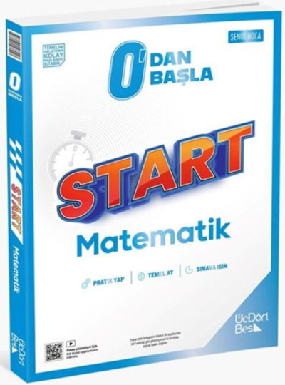 0' dan (Sıfırdan) Başla Start Matematik Şenol Hoca Üç Dört Beş Yayınları ANKA Fotokopi