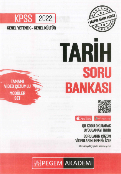 TARİH SORU BANKASI ÇÖZÜMLÜ SORU BANKASI MODÜLER SET ANKA Fotokopi