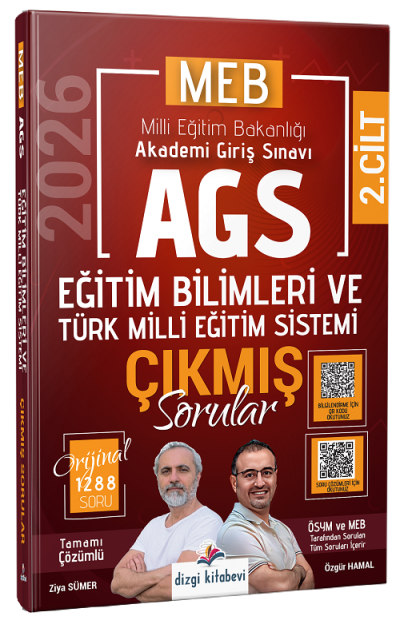 2026 MEB-AGS Eğitim Bilimleri ve Türk Milli Eğitim Sistemi Çıkmış Sorular Çözümlü Dizgi Kitap ANKA Fotokopi