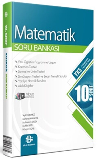10. Sınıf Matematik Soru Bankası Video Çözümlü Bilgi Sarmal Yayınları ANKA Fotokopi