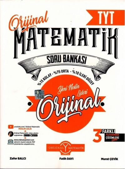 ORJİNAL TYT MATEMATİK SORU BANKASI ANKA Fotokopi