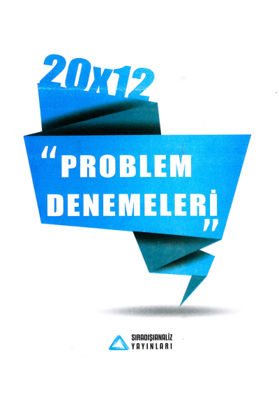 20X12 PROBLEM DENEMELERİ 2021 ANKA Fotokopi