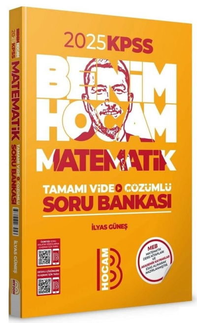 Benim Hocam Yayınları 2025 KPSS Matematik Tamamı Video Çözümlü Soru Bankası ANKA Fotokopi