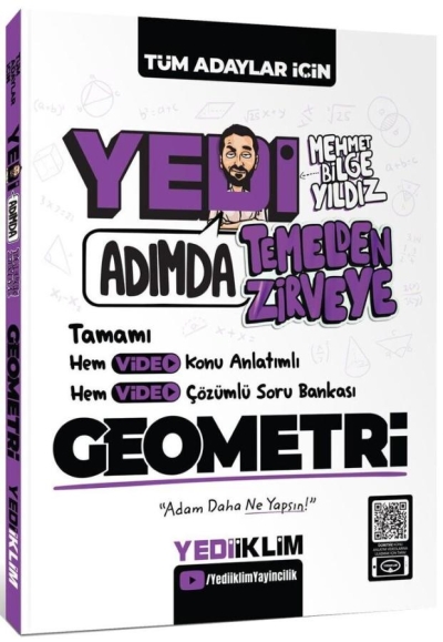YEDİ ADIMDA TEMELDEN ZİRVEYE GEOMETRİ YEDİİKLİM YAYINLARI ANKA Fotokopi